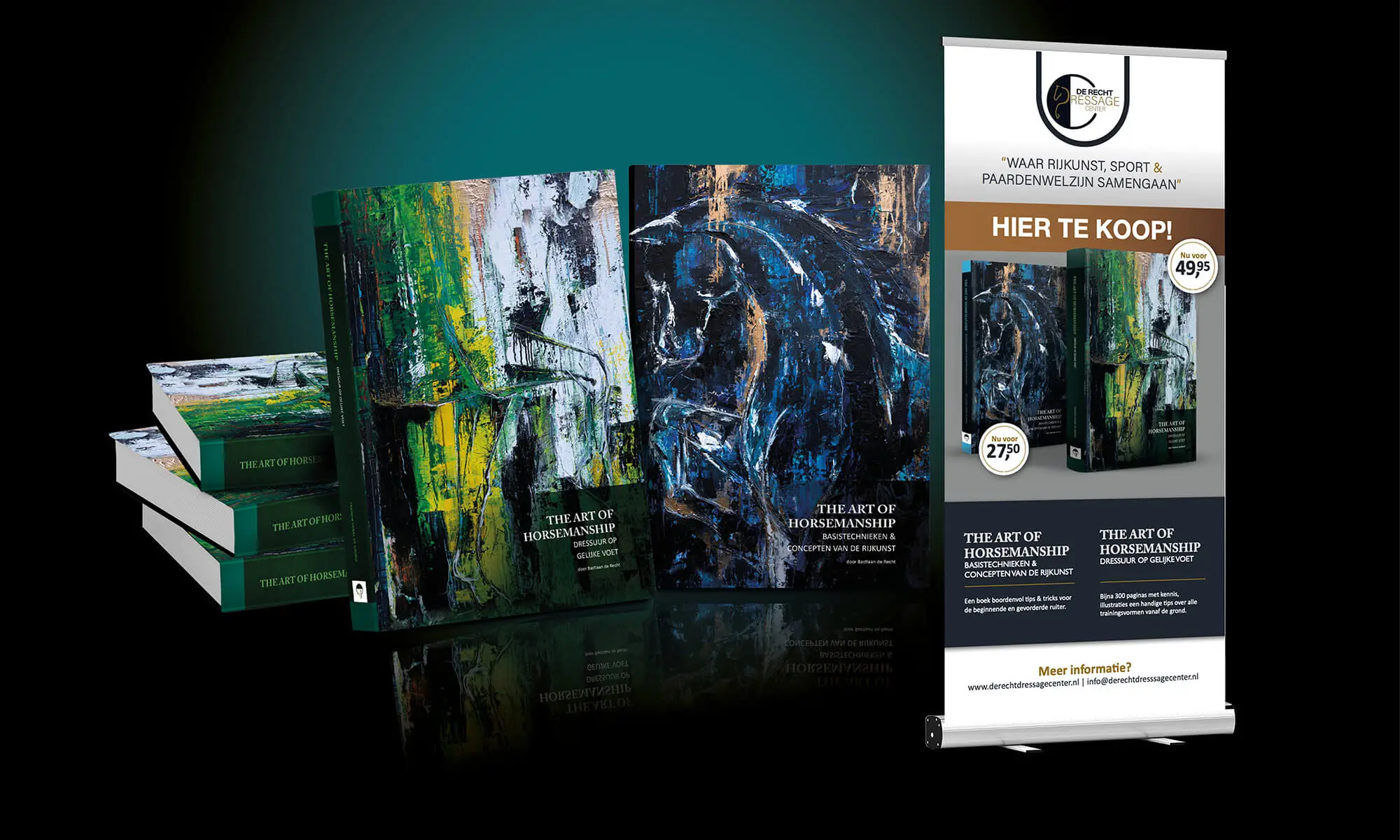 hippisch-in-beeld-de-recht-dressage-center-boek-ontwerp-illustratie